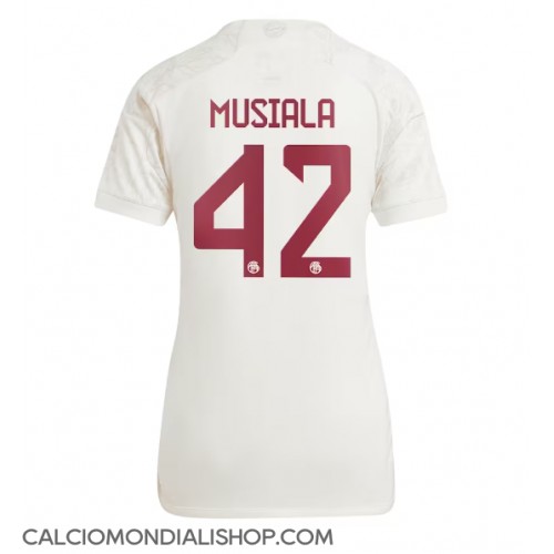 Maglie da calcio Bayern Munich Jamal Musiala #42 Terza Maglia Femminile 2023-24 Manica Corta
